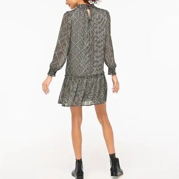 NWT J.Crew Ruffle Tiered Mini Dress Size L - Picture 13 of 13